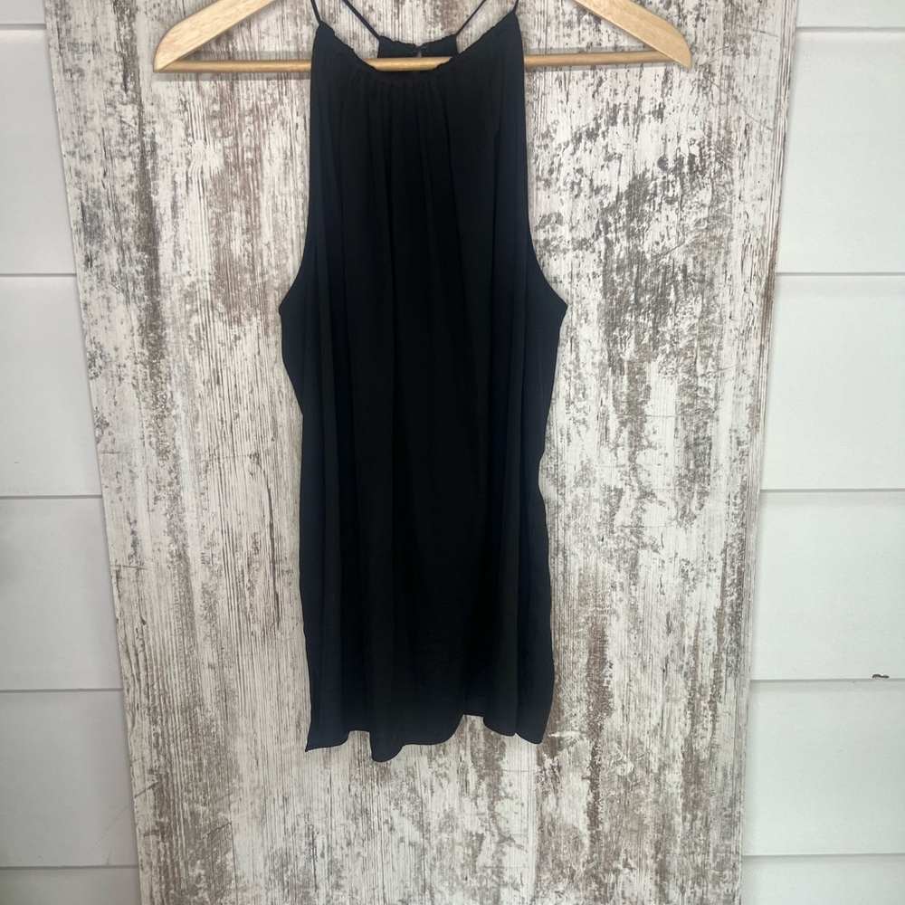 LOFT Black Tank Top Sleeveless Classic